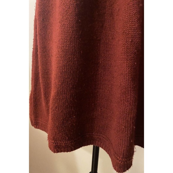 Women’s Hannah Sleeveless Boat Neck Maroon Sweater - Picture 9 of 9
